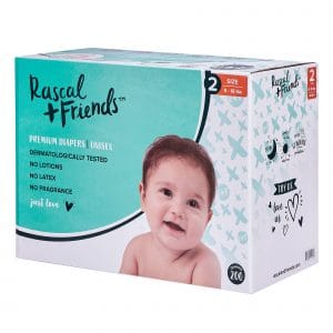 Rascal Prem Diapers (200ct) - SIZE 2