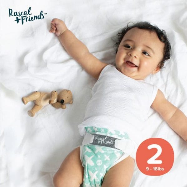 Rascal Prem Diapers (200ct) - SIZE 2 - Image 2