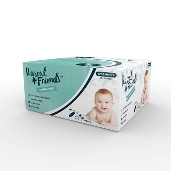 Rascal Baby Wipes (1296ct)