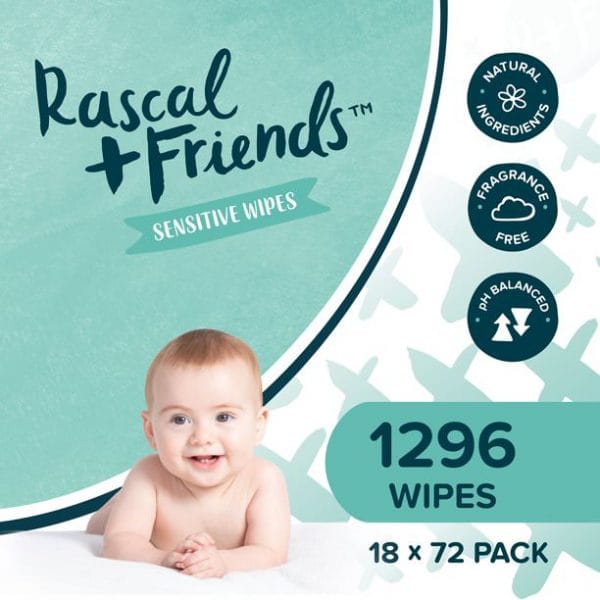 Rascal Baby Wipes (1296ct) - Image 2