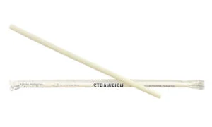 10.25" x 8mm Wrapped Natural Straw (5,000/cs)