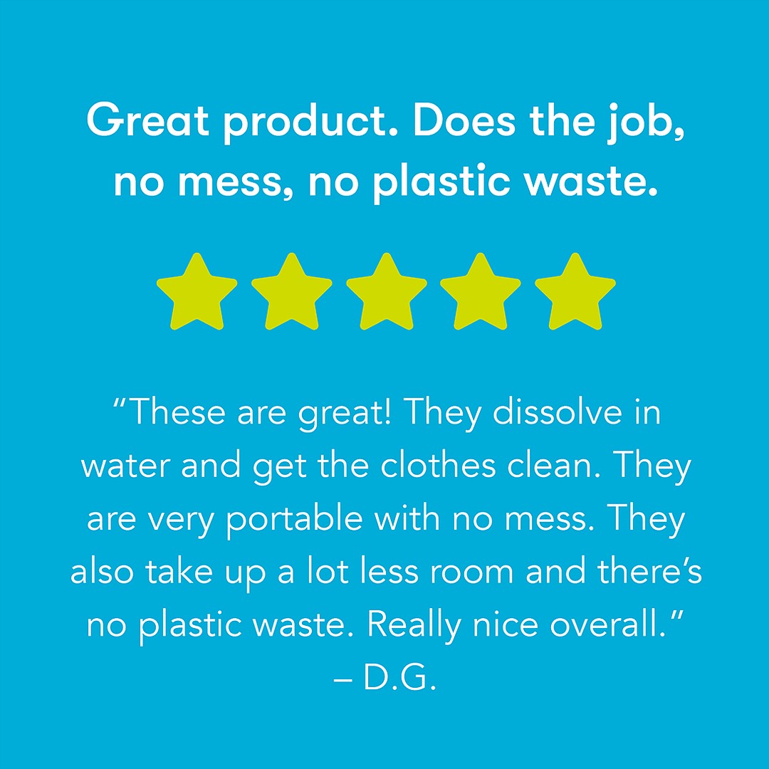 ECOS Laundry Detergent Sheets, Free & Clear (50ct) - Image 3